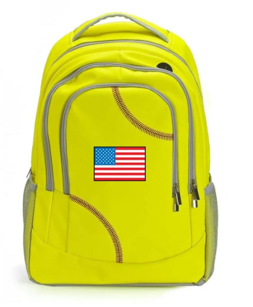 USA Softball Ball Material Backpack – Zumer Sport display picture 1