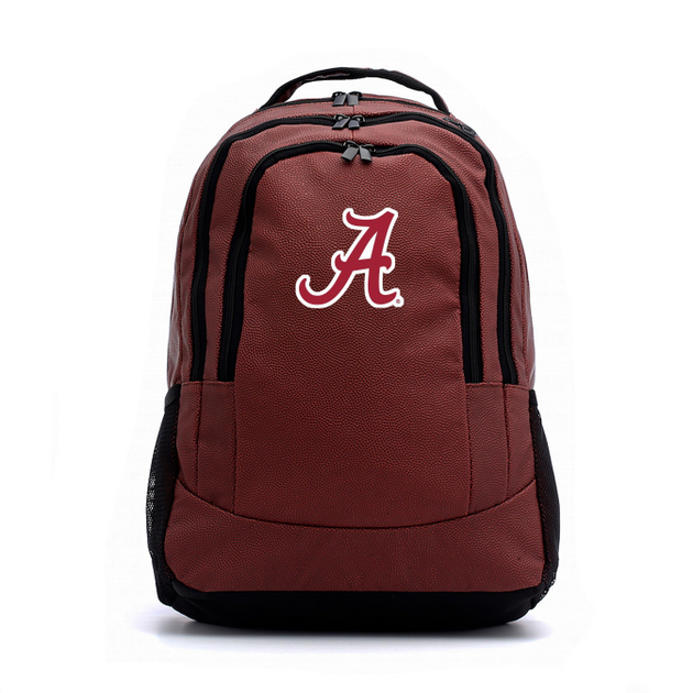 Football Leather Alabama Crimson Tide Backpack Bag Zumer Sport