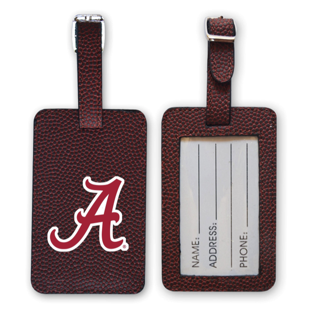 Alabama Crimson Tide Football Luggage Tag