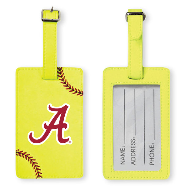 Alabama Crimson Tide Softball Luggage Tag