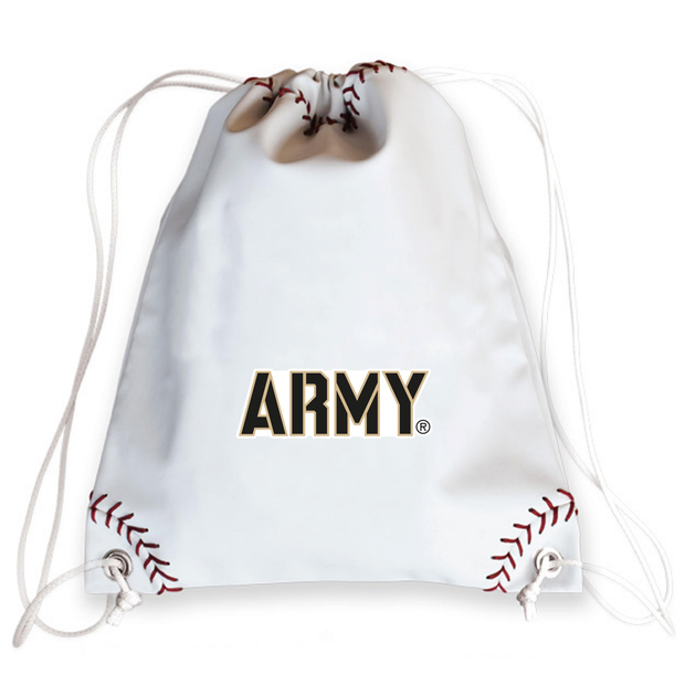 Army Baseball Drawstring Bag