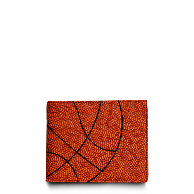 wallet made from basketball leather material