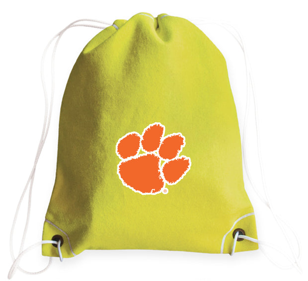 Clemson Tigers Tennis Drawstring Bag
