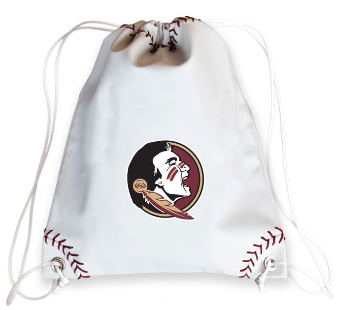 Baseball Leather Florida State University FSU Seminoles Drawstring