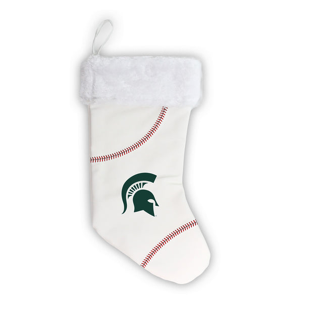 Michigan State Spartans 18" Baseball Christmas Stocking