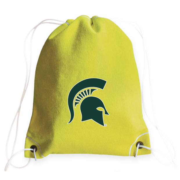 Michigan State Spartans Tennis Drawstring Bag