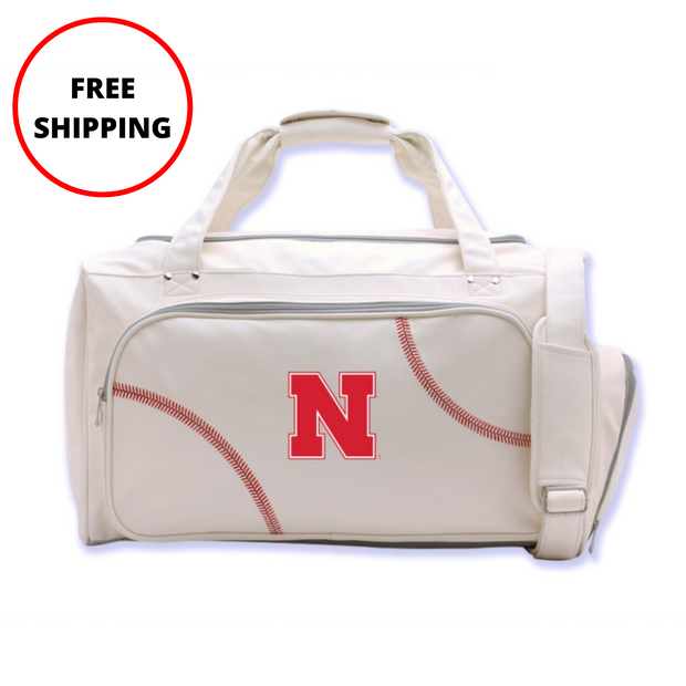 Nebraska Cornhuskers Baseball Duffel Bag