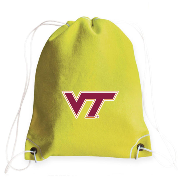 Virginia Tech Hokies Tennis Drawstring Bag