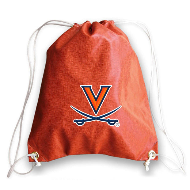 Virginia Cavaliers Basketball Drawstring Bag