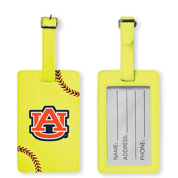 Auburn Tigers Softball Luggage Tag