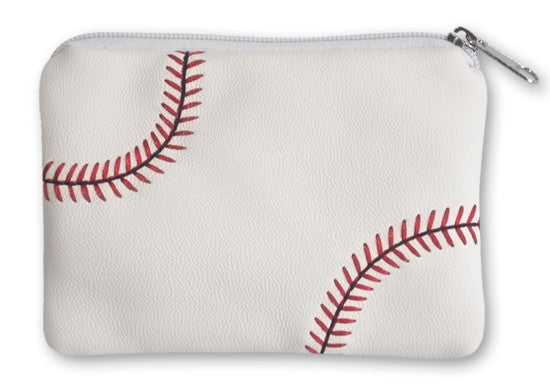 Coin Purse Made From Actual Baseball Materials