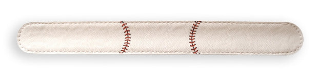 baseball leather slap bracelet