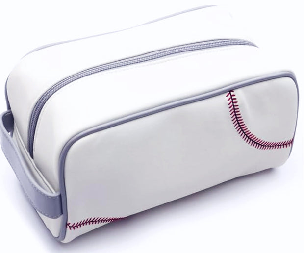 Baseball Toiletry and Cosmetics Bag