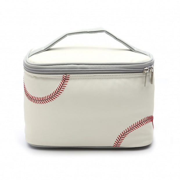 baseball insulated lunch box made from ball material