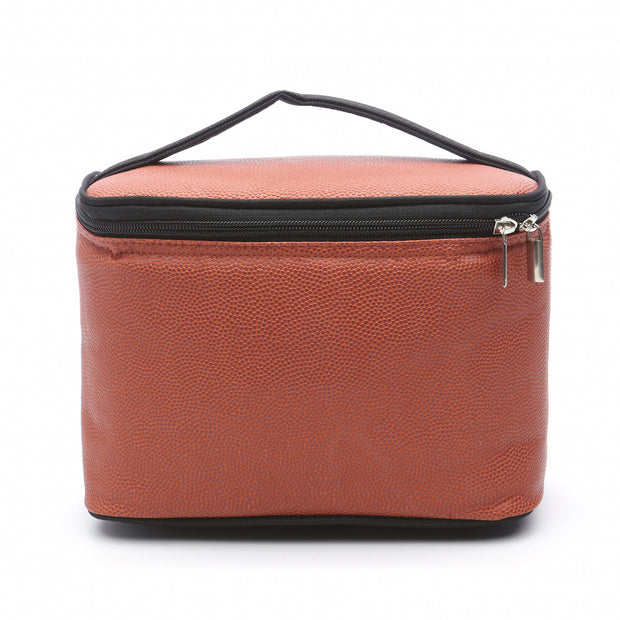 basketball leather insulated lunch box