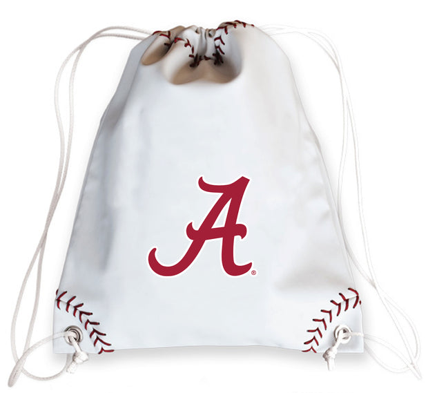 Alabama Crimson Tide Baseball Drawstring Bag