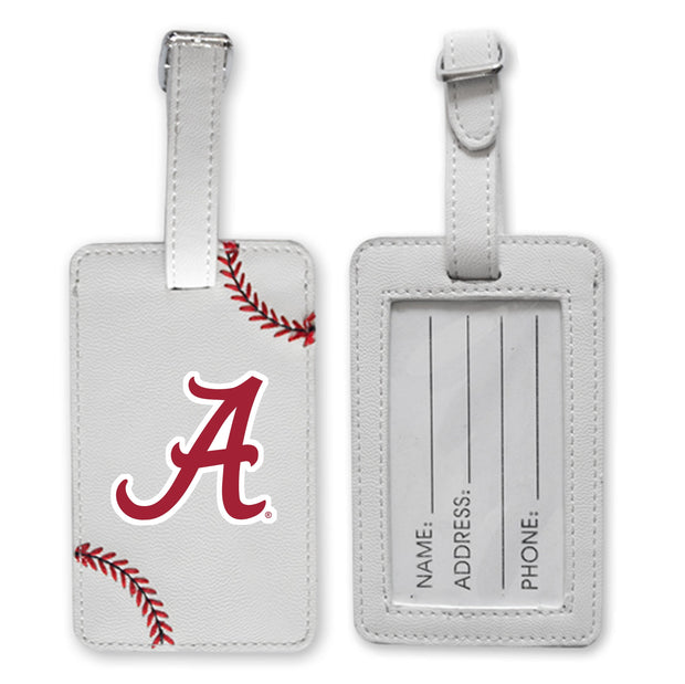 Alabama Crimson Tide Baseball Luggage Tag