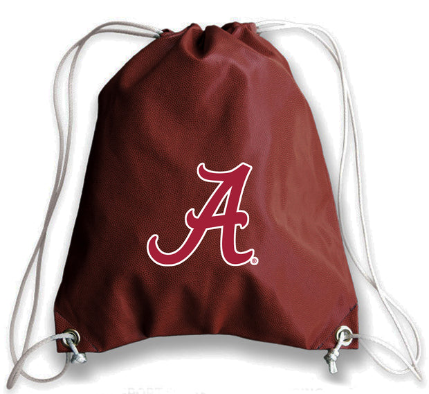 Alabama Crimson Tide Football Drawstring Bag