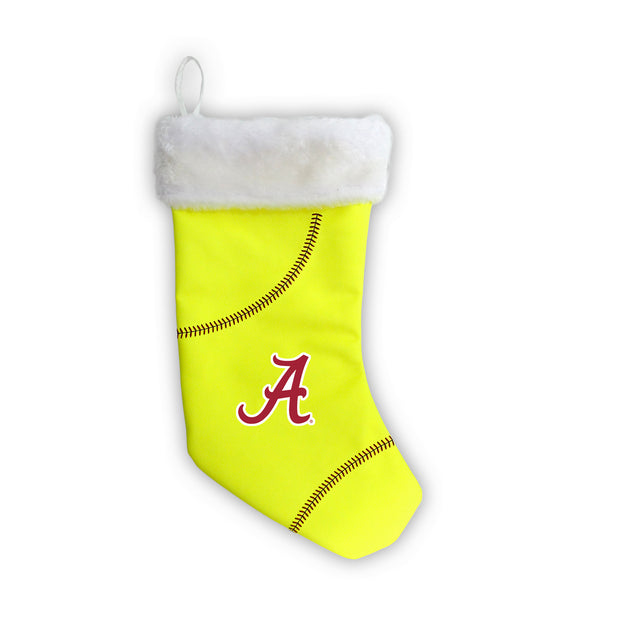 Alabama Crimson Tide 18" Softball Christmas Stocking