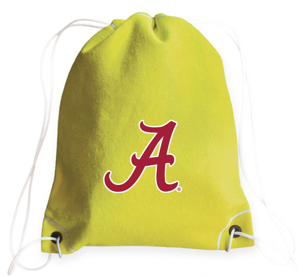 Alabama Crimson Tide Tennis Drawstring Bag