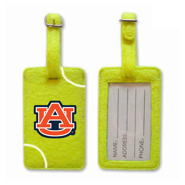 Auburn Tigers Tennis Luggage Tag