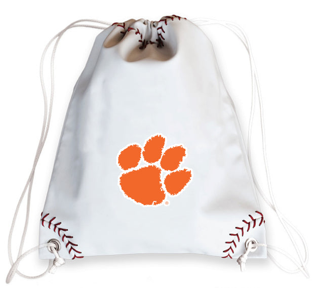 Clemson Tigers Baseball Drawstring Bag