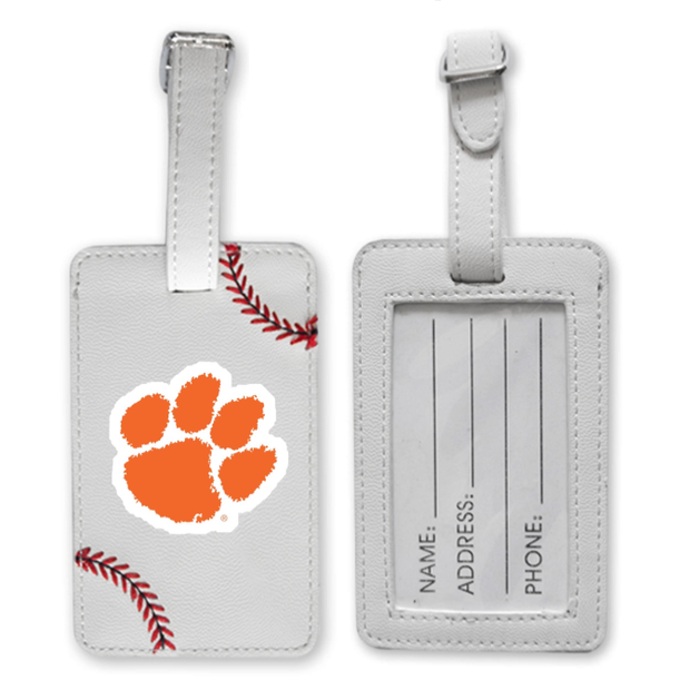 Clemson Tigers Baseball Luggage Tag