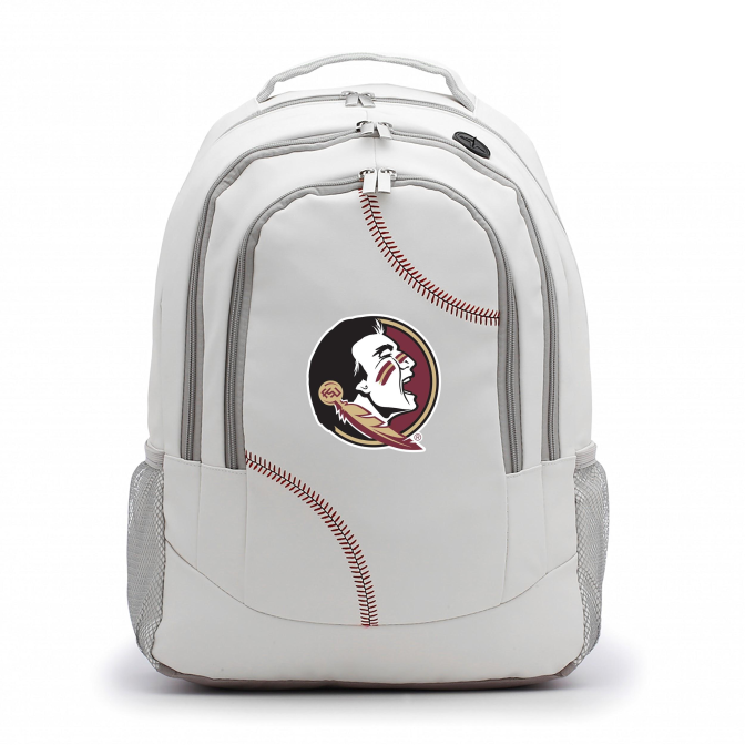 Baseball Leather Florida State University FSU Seminoles Backpack