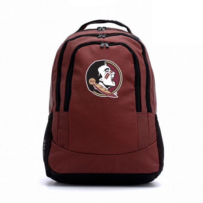 Football Leather Florida State FSU Seminoles Backpack Zumer Sport