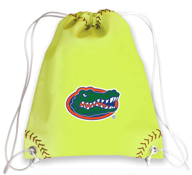 Florida Gators Softball Drawstring Bag