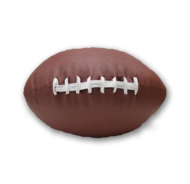 football throw pillow made from ball leather