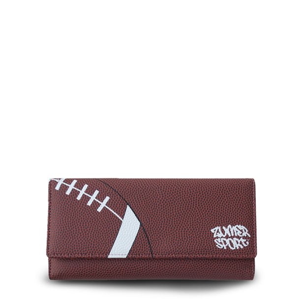 women's wallet with football on it