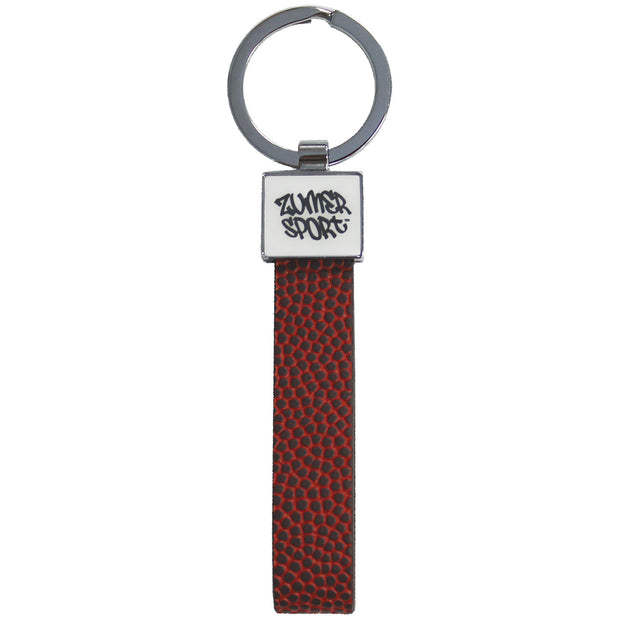 football leather keychain