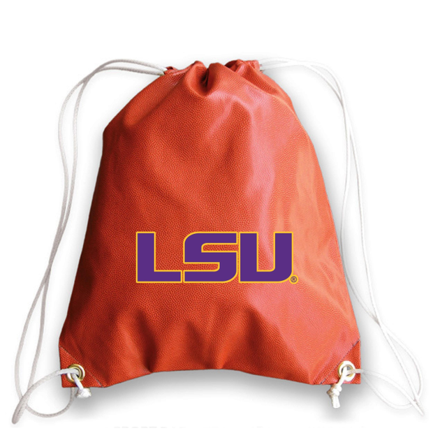 LSU Tigers Basketball Drawstring Bag