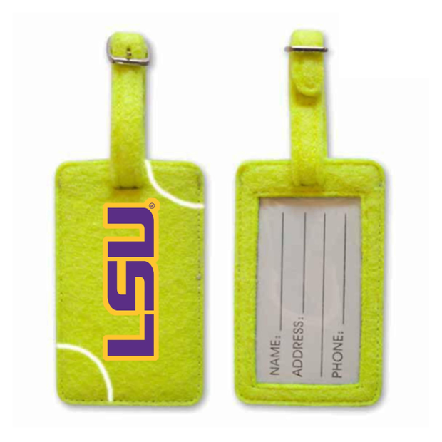 LSU Tigers Tennis Luggage Tag