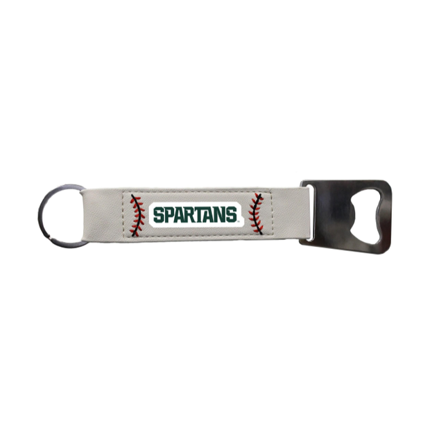 Michigan State Spartans Baseball Bottle Opener