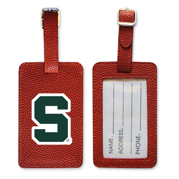 Michigan State Spartans Basketball Luggage Tag