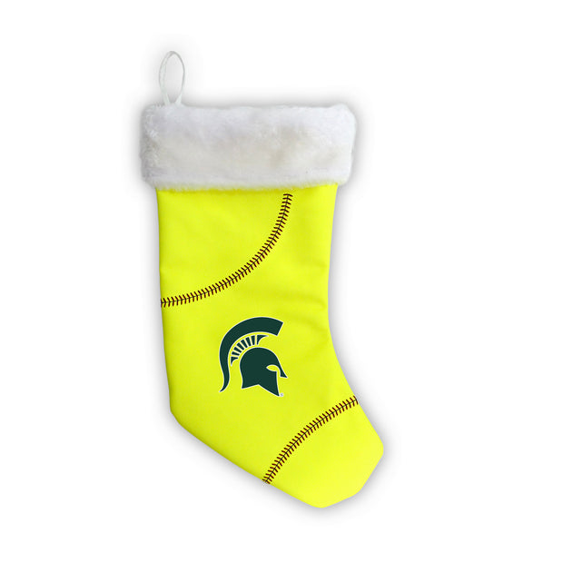 Michigan State Spartans 18" Softball Christmas Stocking