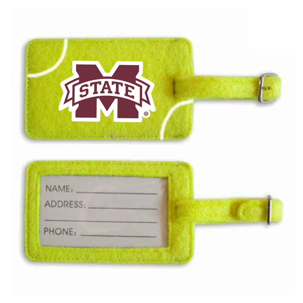 Mississippi State Bulldogs Tennis Luggage Tag
