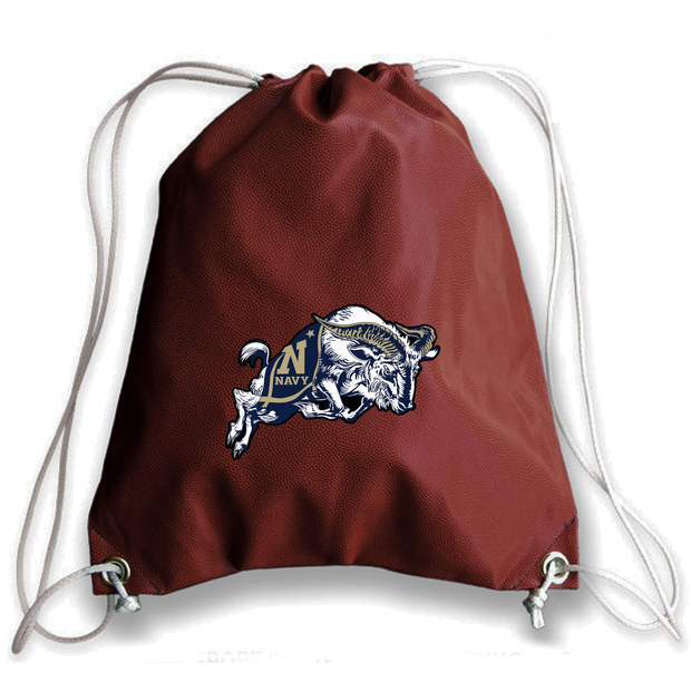 Navy Midshipmen Football Drawstring Bag
