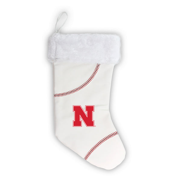Nebraska Cornhuskers 18" Baseball Christmas Stocking