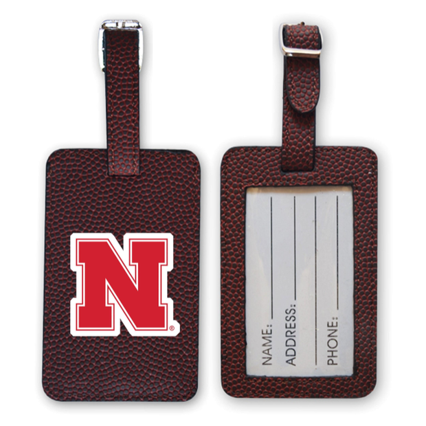 Nebraska Cornhuskers Football Luggage Tag