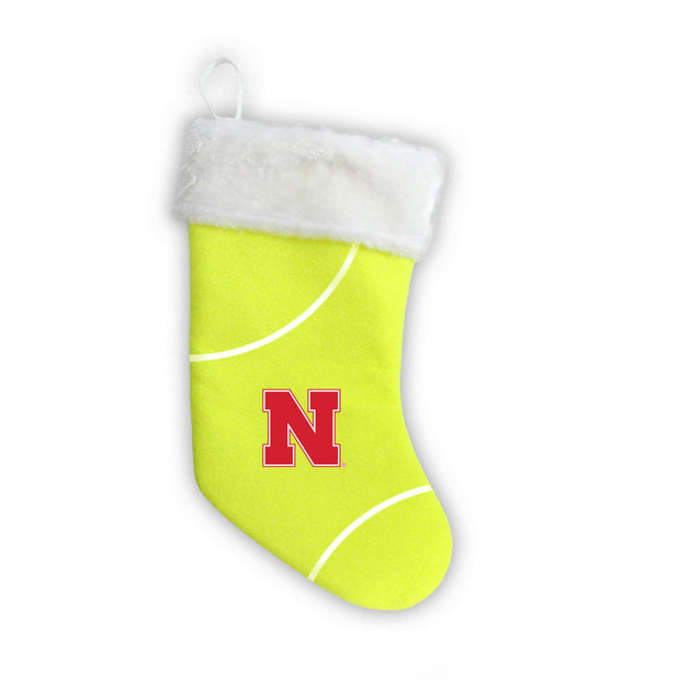 Nebraska Cornhuskers 18" Tennis Christmas Stocking