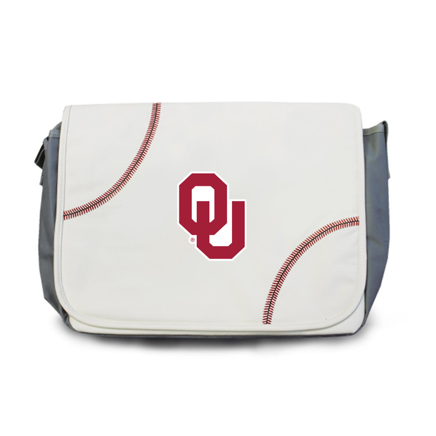 Oklahoma Sooners Baseball Messenger Bag