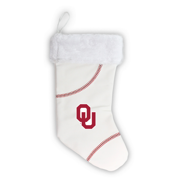 Oklahoma Sooners 18" Baseball Christmas Stocking