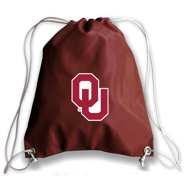 Oklahoma Sooners Football Drawstring Bag