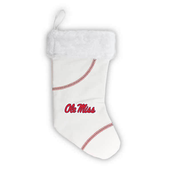 Ole Miss Rebels 18" Baseball Christmas Stocking