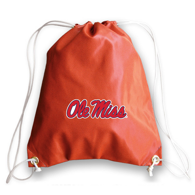 Ole Miss Rebels Basketball Drawstring Bag