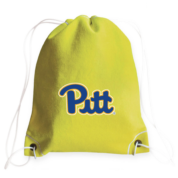 Pitt Panthers Tennis Drawstring Bag