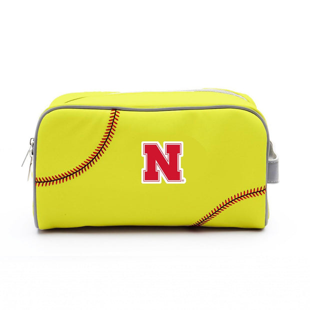 Nebraska Cornhuskers Softball Toiletry Bag